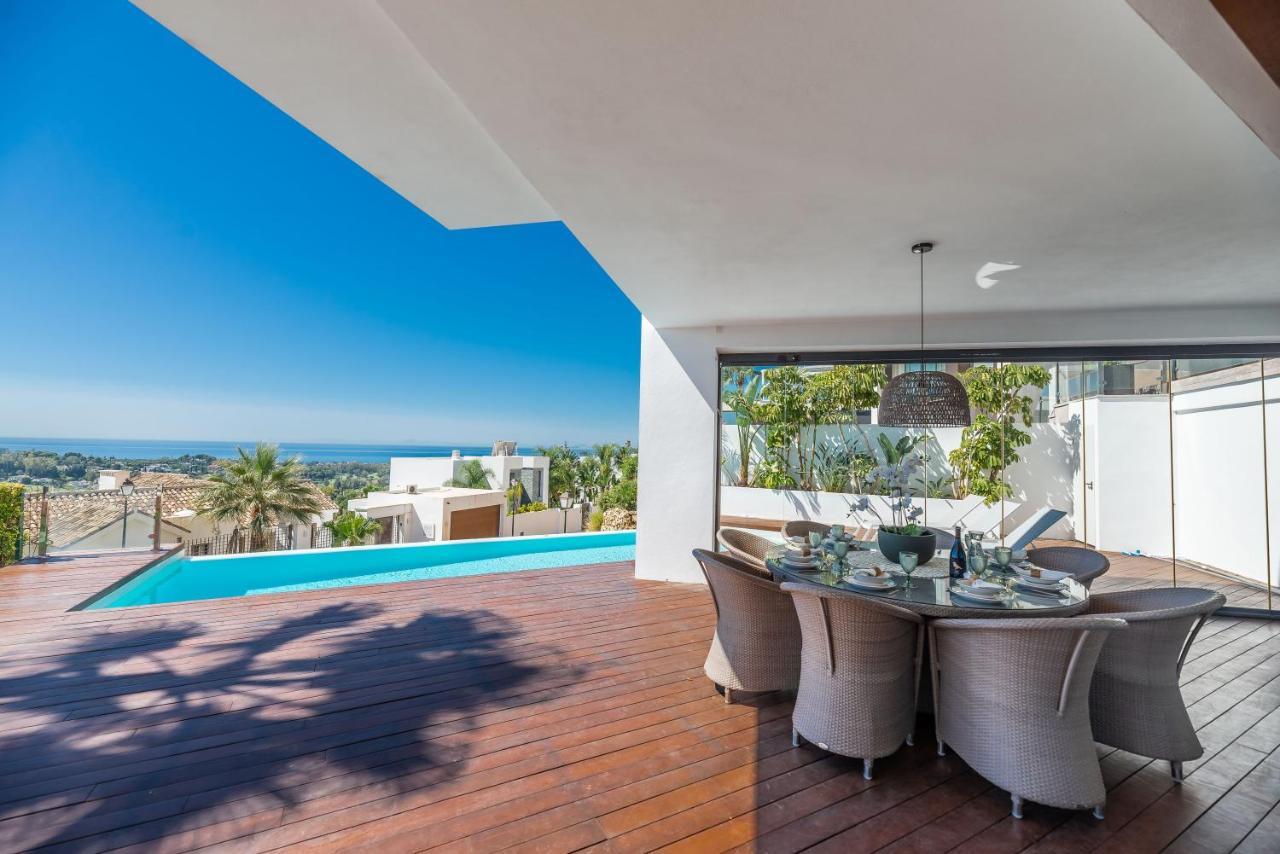 Vacation Marbella I Villa Paraiso The View, Infinity Heated Pool, Sea View, 24-7 Security, Golf Courses إِستيبونا المظهر الخارجي الصورة